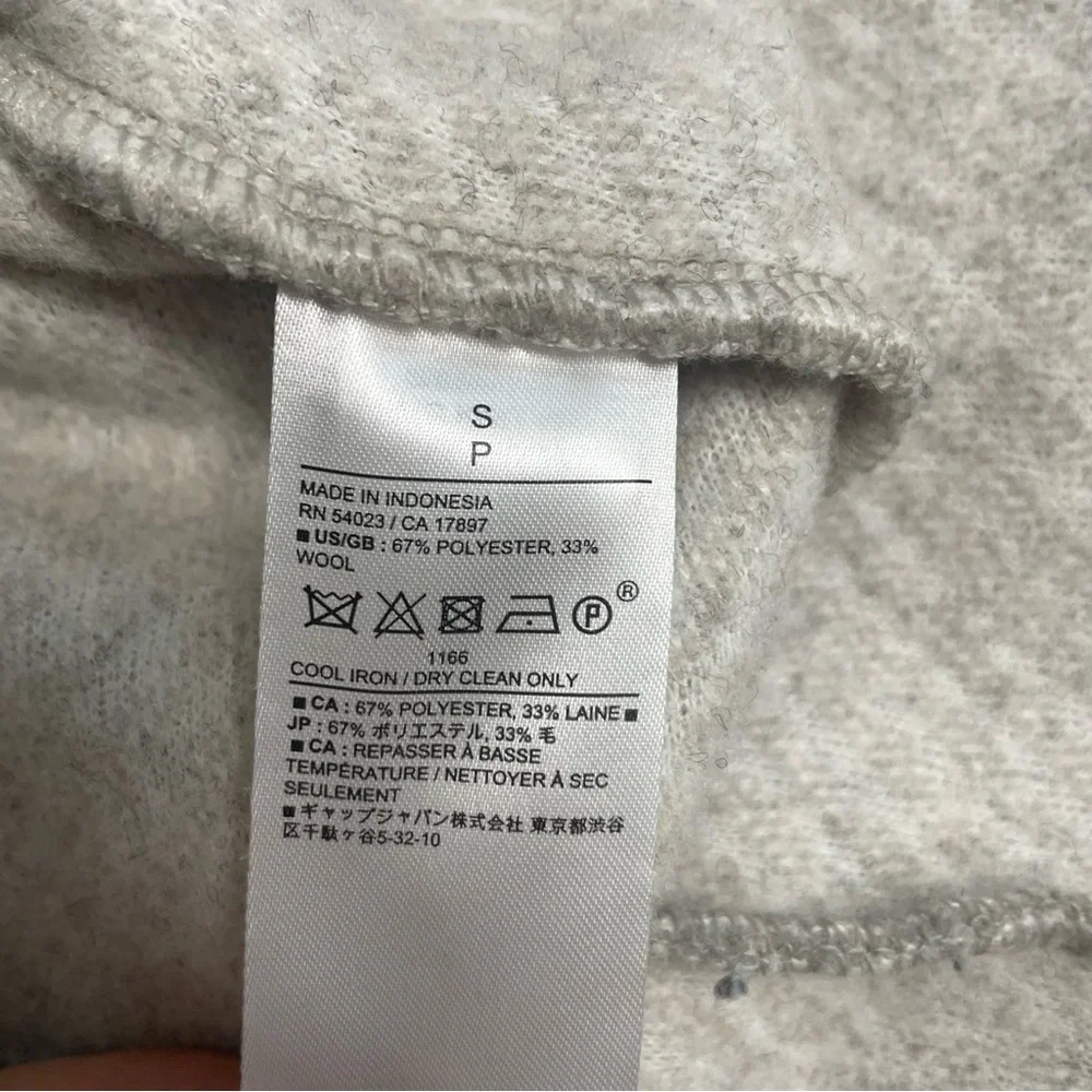 Banana Republic Light Gray Wool Blend Coat - Picture 7 of 7